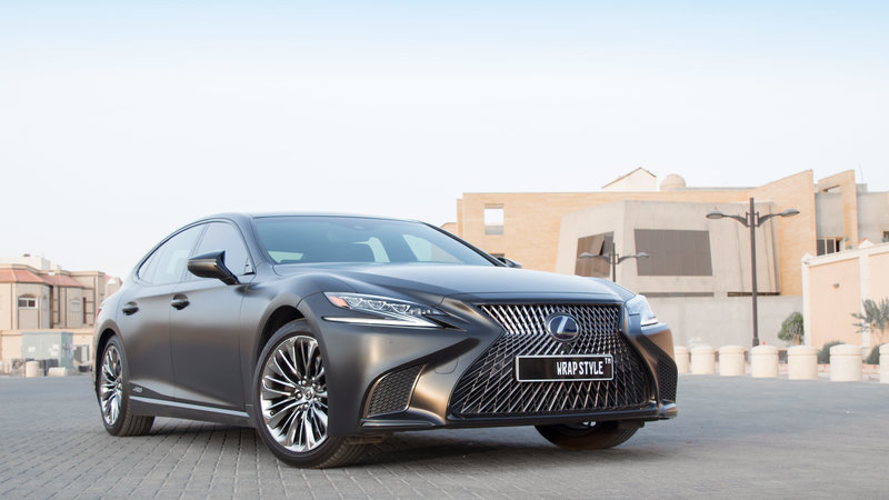 Lexus LS500h - Black Matt wrap