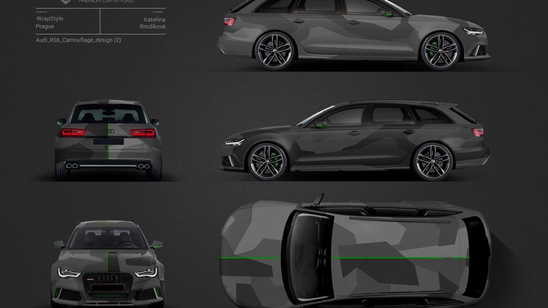 Audi RS6 - Camouflage design