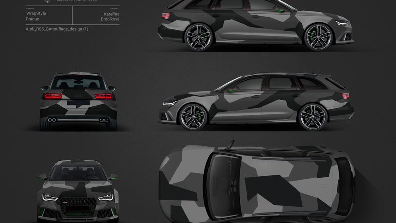 Audi RS6 - Camouflage design - img 1 small