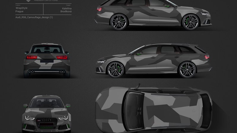 Audi RS6 - Camouflage design - img 2 small