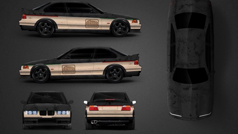 BMW E46 M3 - Lusso Caffee design - img 2 small