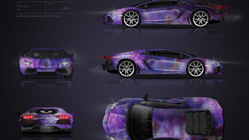 Lamborghini Aventador - Galaxy design - img 1 small