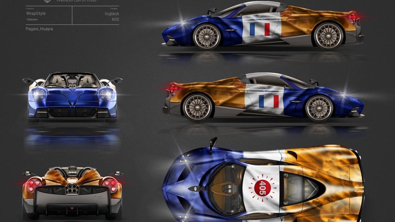 Pagani Huayra - Long Thain Plastic design