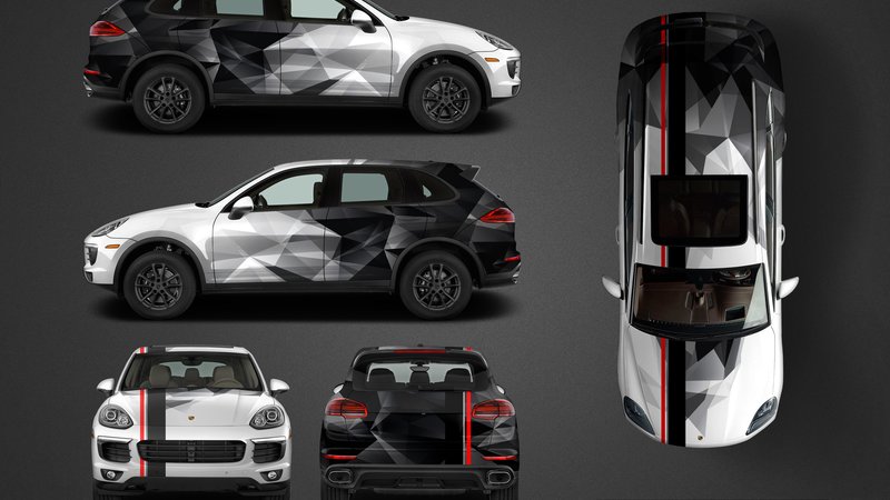 Porsche Cayenne - Camouflage design
