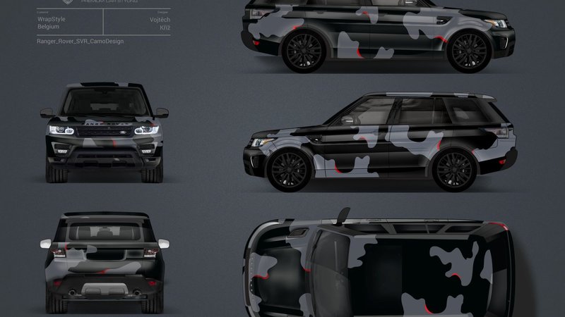 Ranger Rover SVR - Camo design