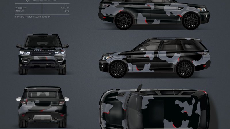 Ranger Rover SVR - Camo design - cover small