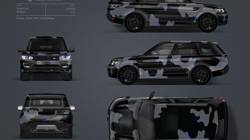 Ranger Rover SVR - Camo design - img 1 small