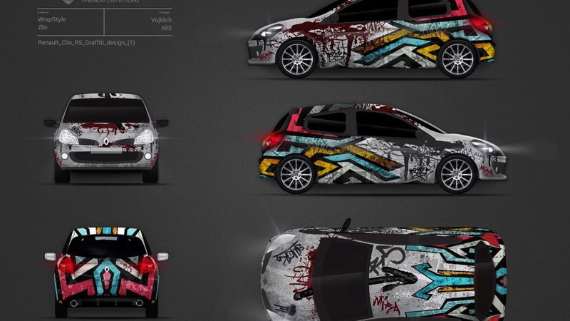 Renault Clio RS - Abstract design