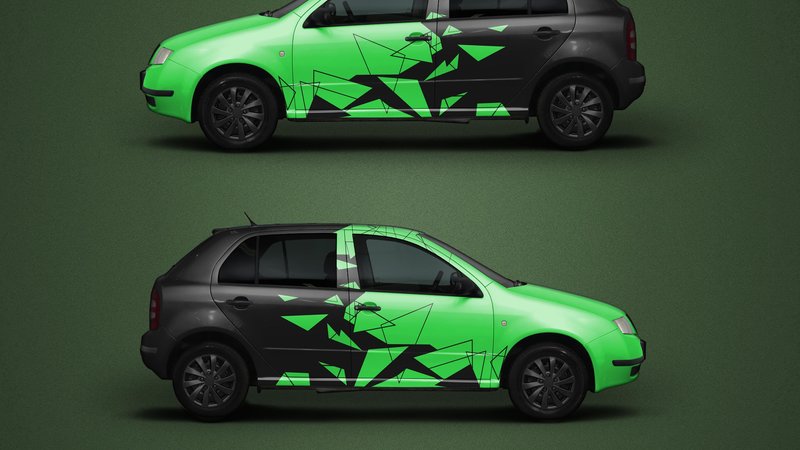 Skoda Fabia - Triangles design