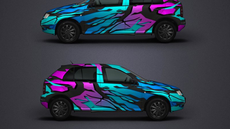 Skoda Fabia - Pop Stripes design