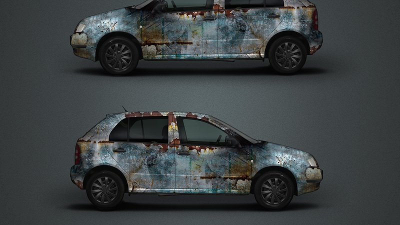 Skoda Fabia - Rusty Blue design - img 1 small