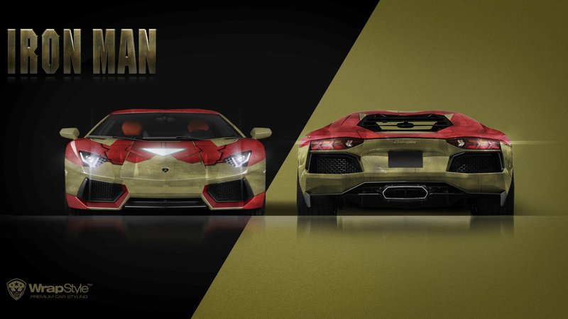 Lamborghini Aventador - Iron Man design