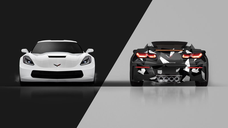 Chevrolet Corvette - Half Camo design - img 2 small