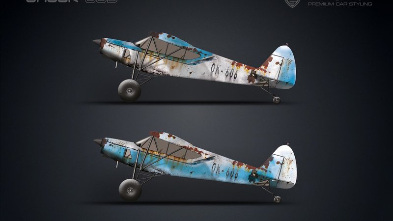 Airplane - Rusty design - cover small