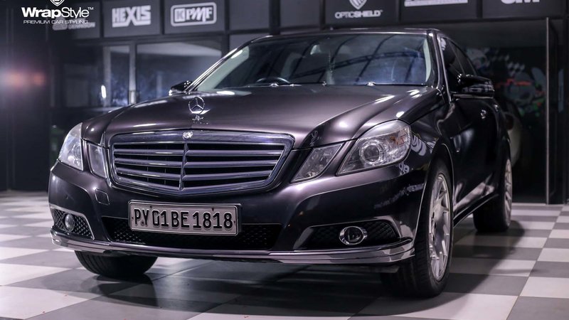 Mercedes E250 - Grey Metallic wrap