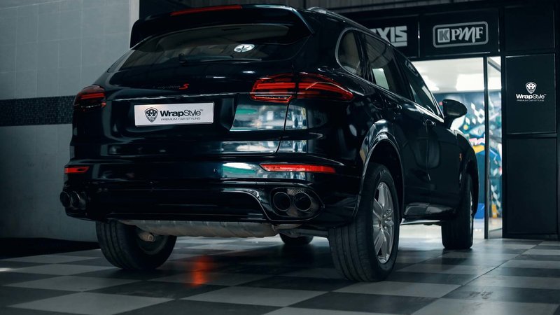 Porsche Cayenne S - Midnight Blue wrap - img 1 small