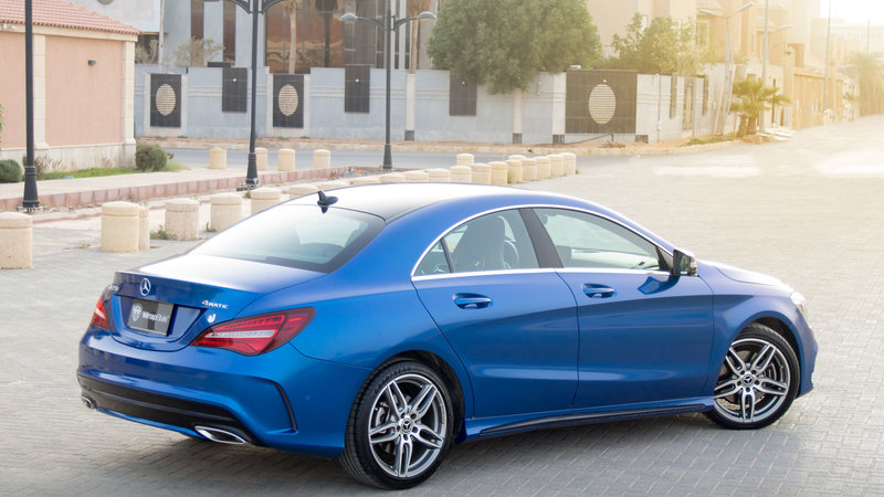 Mercedes CLA 250 - Blue Gloss wrap - img 2 small