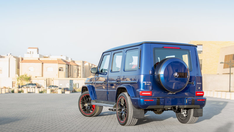 Mercedes G - Blue Gloss wrap - img 3 small