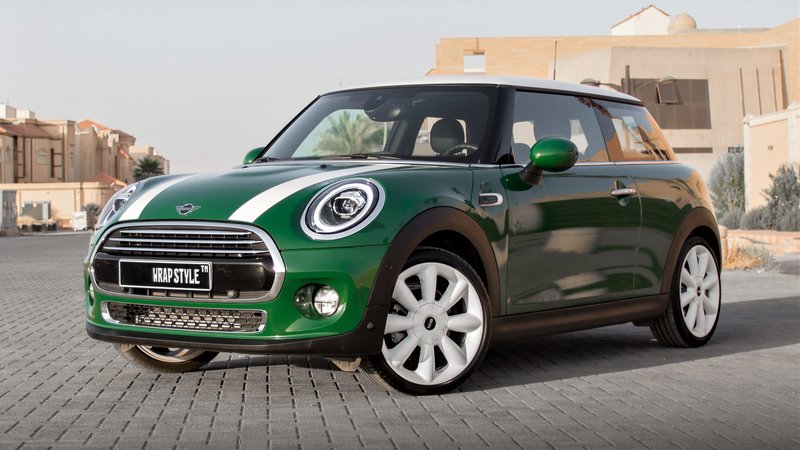 Mini Cooper - Green Gloss wrap - cover small