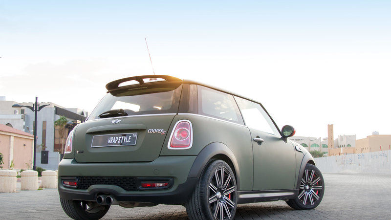 Mini Cooper S - Green Matt wrap - img 3 small