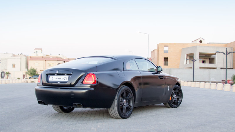 Rolls-Royce Wraith - Black Satin wrap - img 1 small