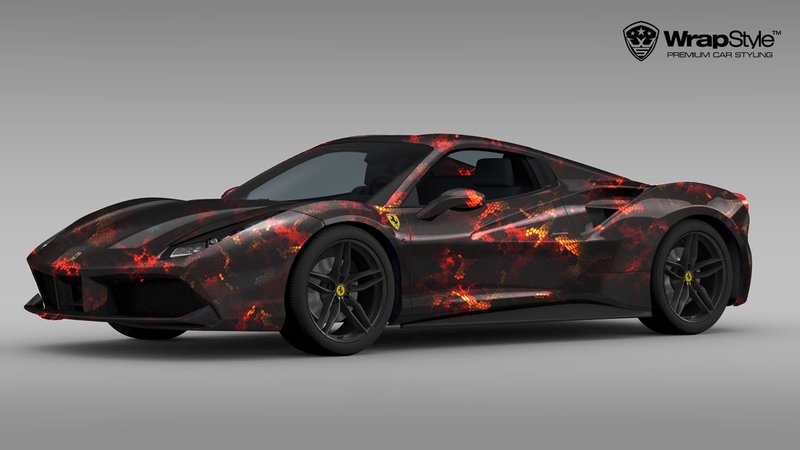 Ferrari 488 Spider - Hexa design