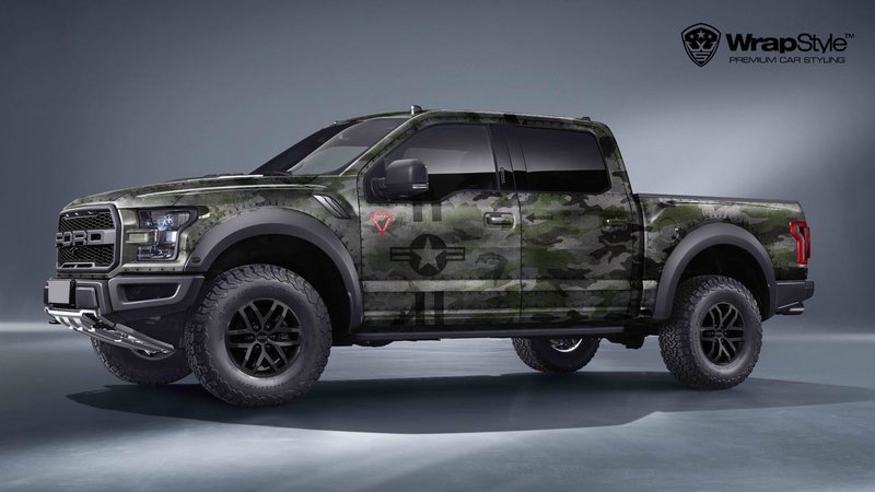 Ford Raptor - Jet Camo design - cover small