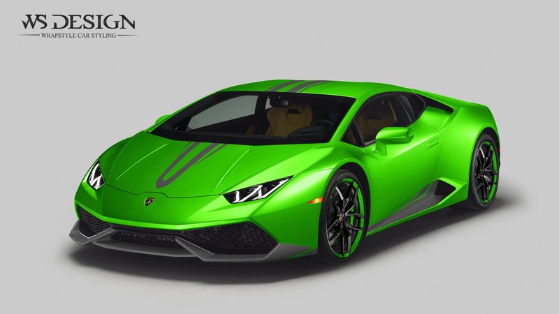 Lamborghini Hurican - Stripes design