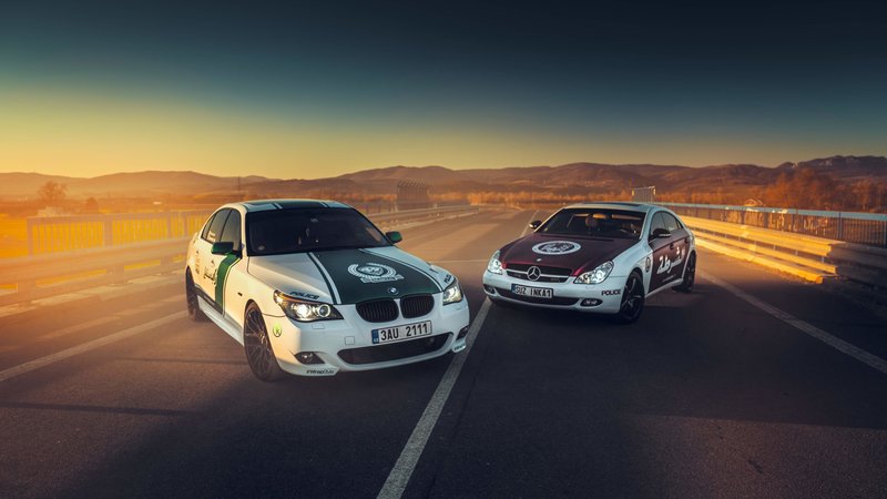 BMW 5 e60 + Mercedes-Benz CLS - Police Wrap