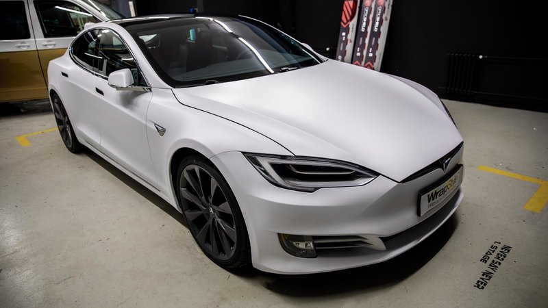 Tesla Model 3 - Matt White - cover small