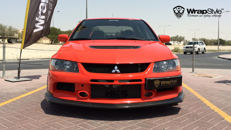 Mitsubishi Lancer Evo - Red Gloss wrap - img 1 small