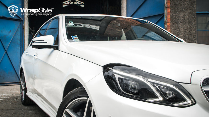 Mercedes C - White Matt wrap - img 1 small
