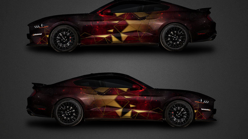 Ford Mustang - Triangle Galaxy design - img 1 small