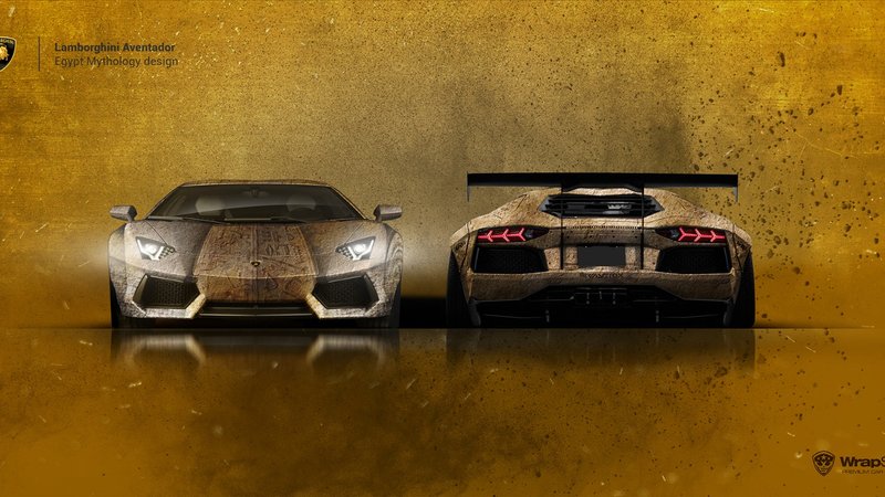 Lamborghini Aventador - Egyp Mythology design - img 1 small