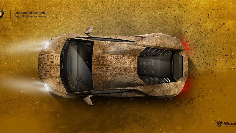 Lamborghini Aventador - Egyp Mythology design - img 2 small