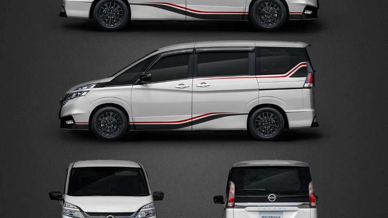 Nissan Serena - Stripes decals design - img 1 small