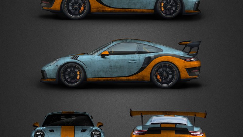 Porsche 911 GT3 RSR - Gulf design - img 1 small