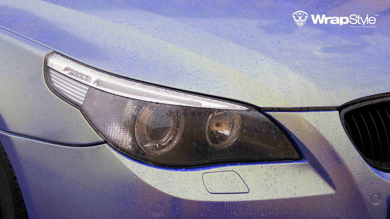 BMW 5 - Blue Starlight Gloss wrap - img 2 small