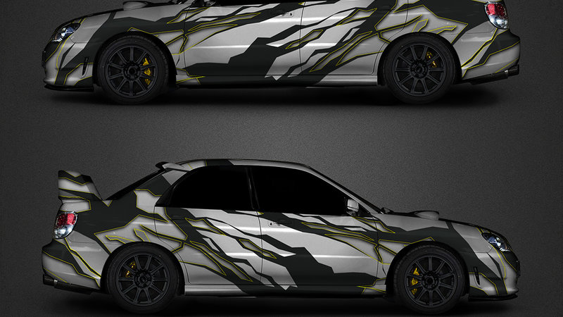 Subaru WRS - STI sport - Ribs design