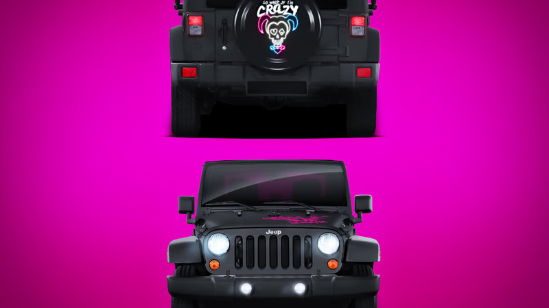 Jeep Wrangler -  XOXO design - img 1 small