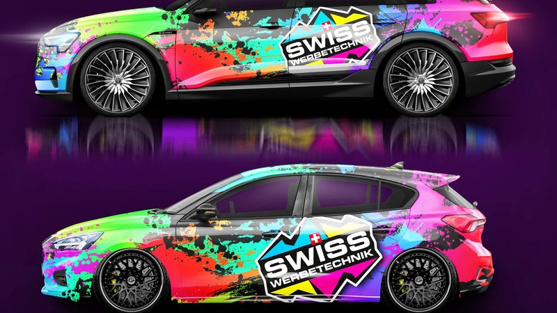 Ford Focus Etrone - Colorful design