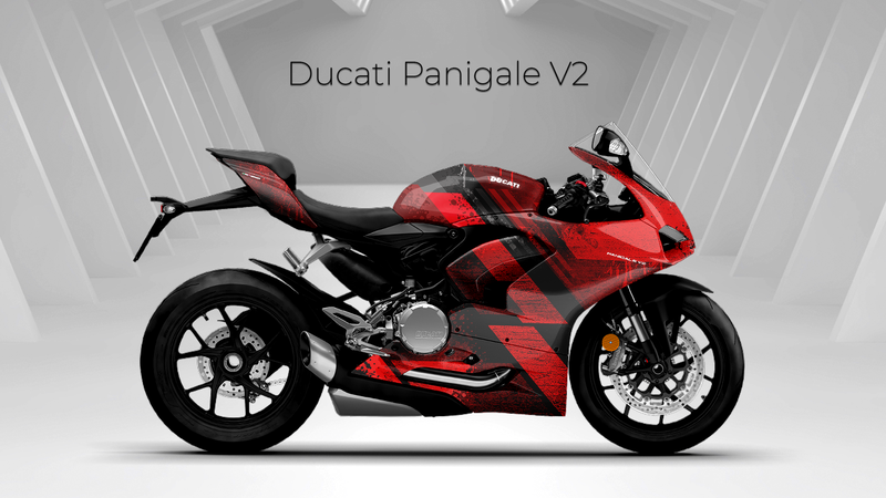 Ducati Panigale V2 - Black & Red Design - 1