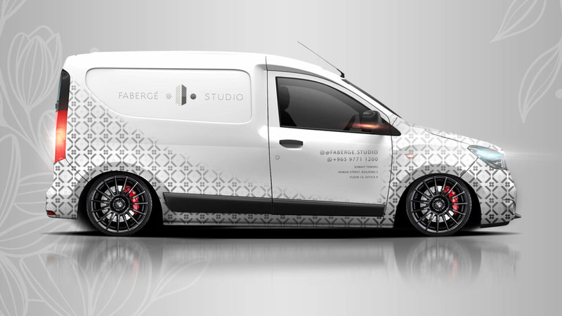 Dacia Dokker Van - Flower Design