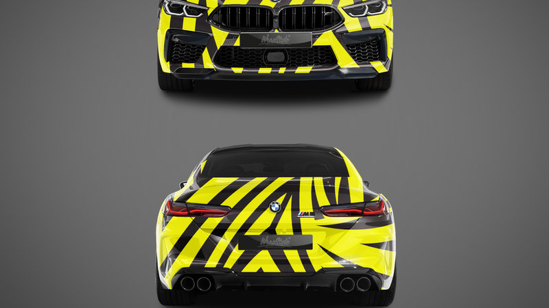 BMW M8 - Tribal Yellow Design - img 1 small
