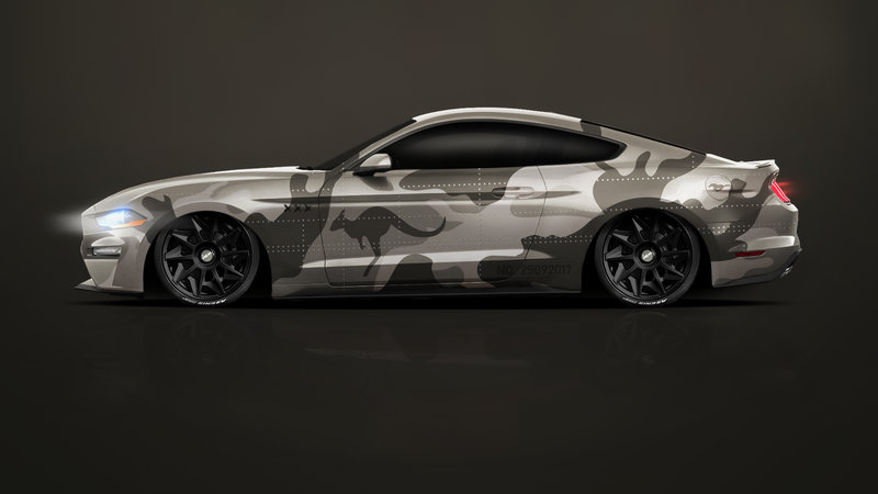 Ford Mustang - Camouflage Design - cover small