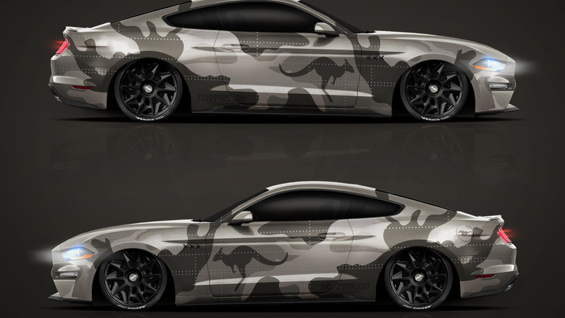 Ford Mustang - Camouflage Design - img 1 small