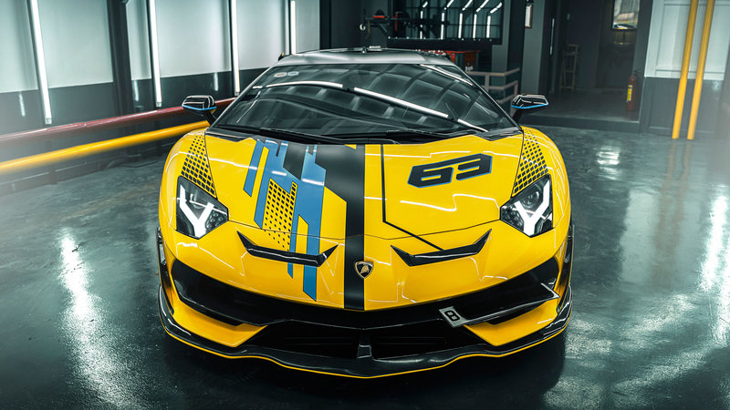 Lamborghini Aventador SVJ - Stripes Design - img 5 small