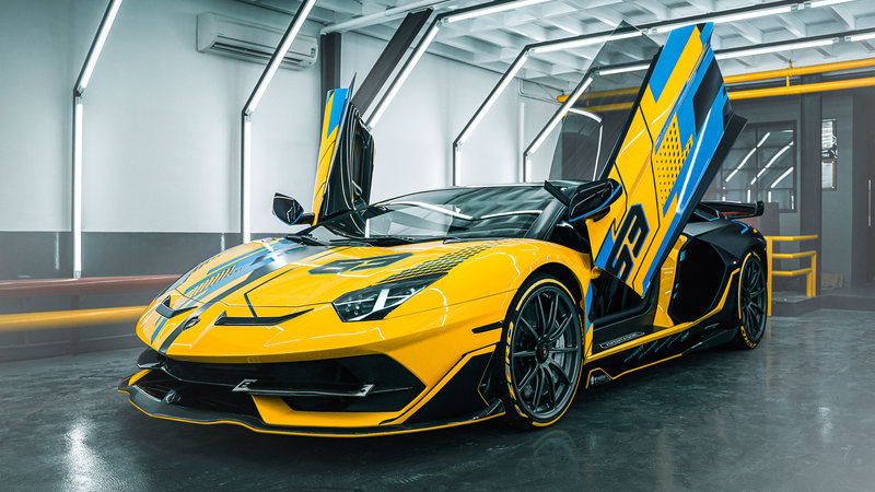 Lamborghini Aventador SVJ - Stripes Design - img 9 small