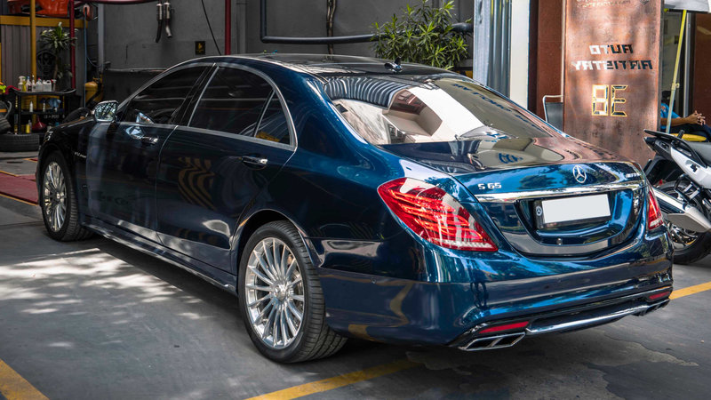 Mercedes-Benz S 65 AMG - Blue Wrap - img 1 small