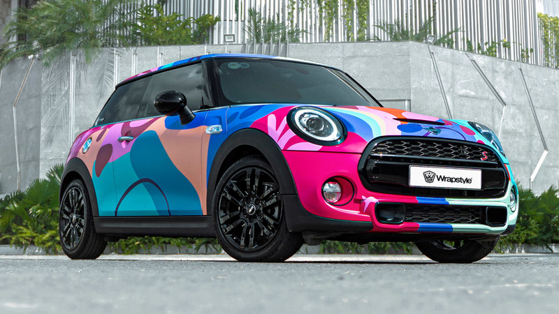 Mini Cooper - Colorful Design - cover small